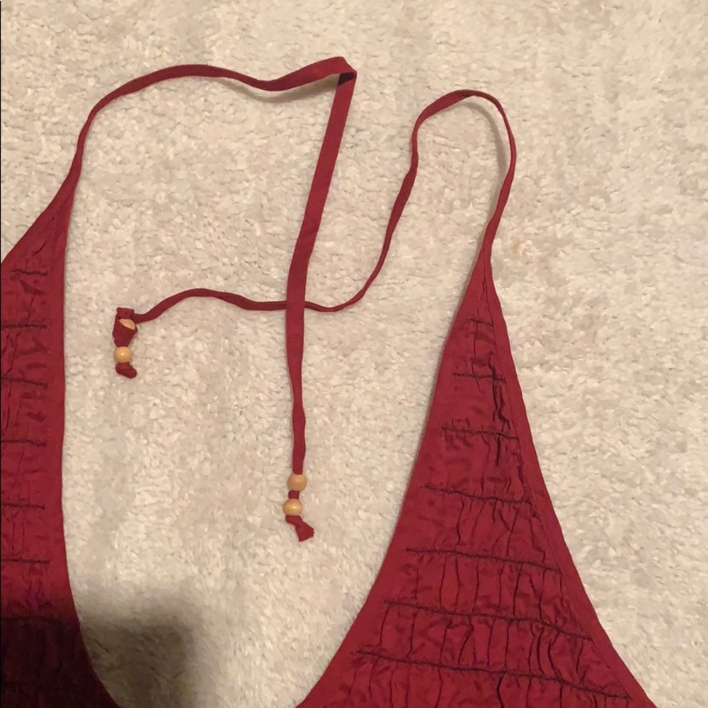 Red Halter Top - Picture 3 of 3